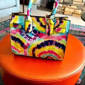 Colorful leather Aldo purse
